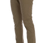 Pantaloni chino beige slim fit per uno stile sofisticato