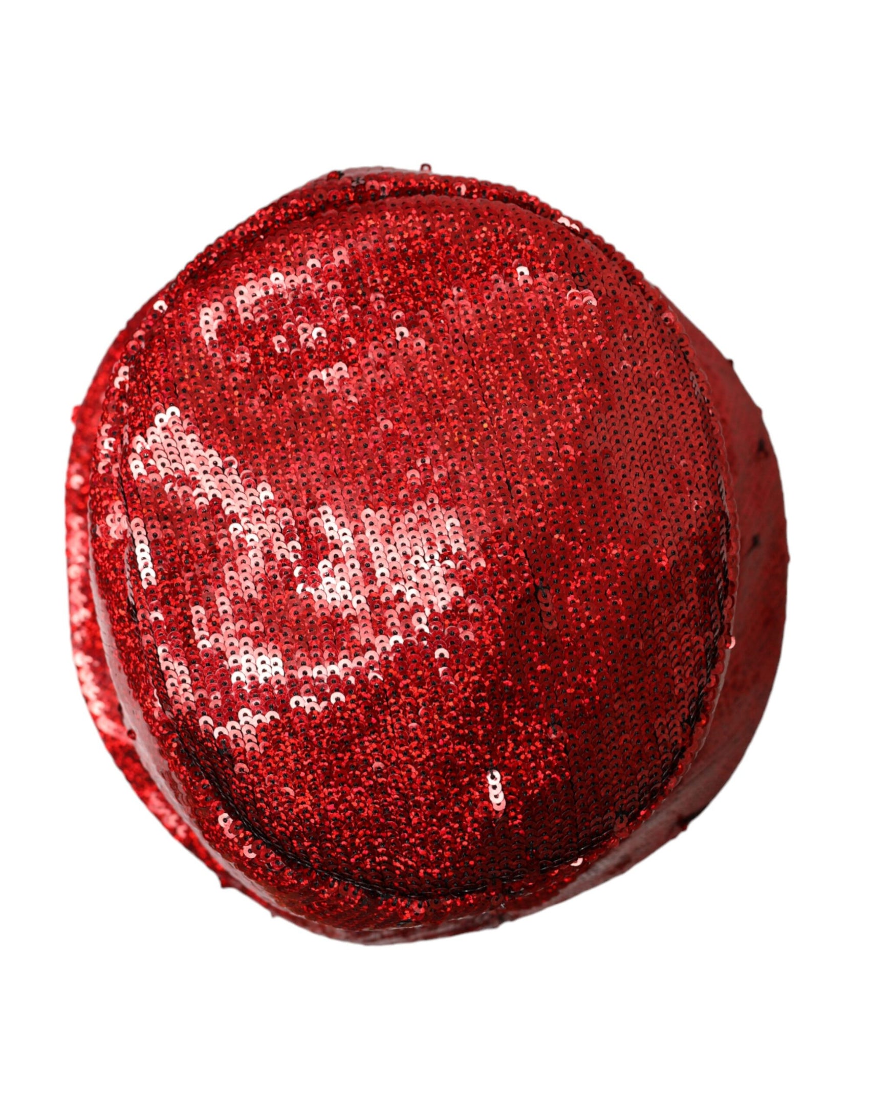 Cappello da pescatore in nylon con paillettes rosse da uomo