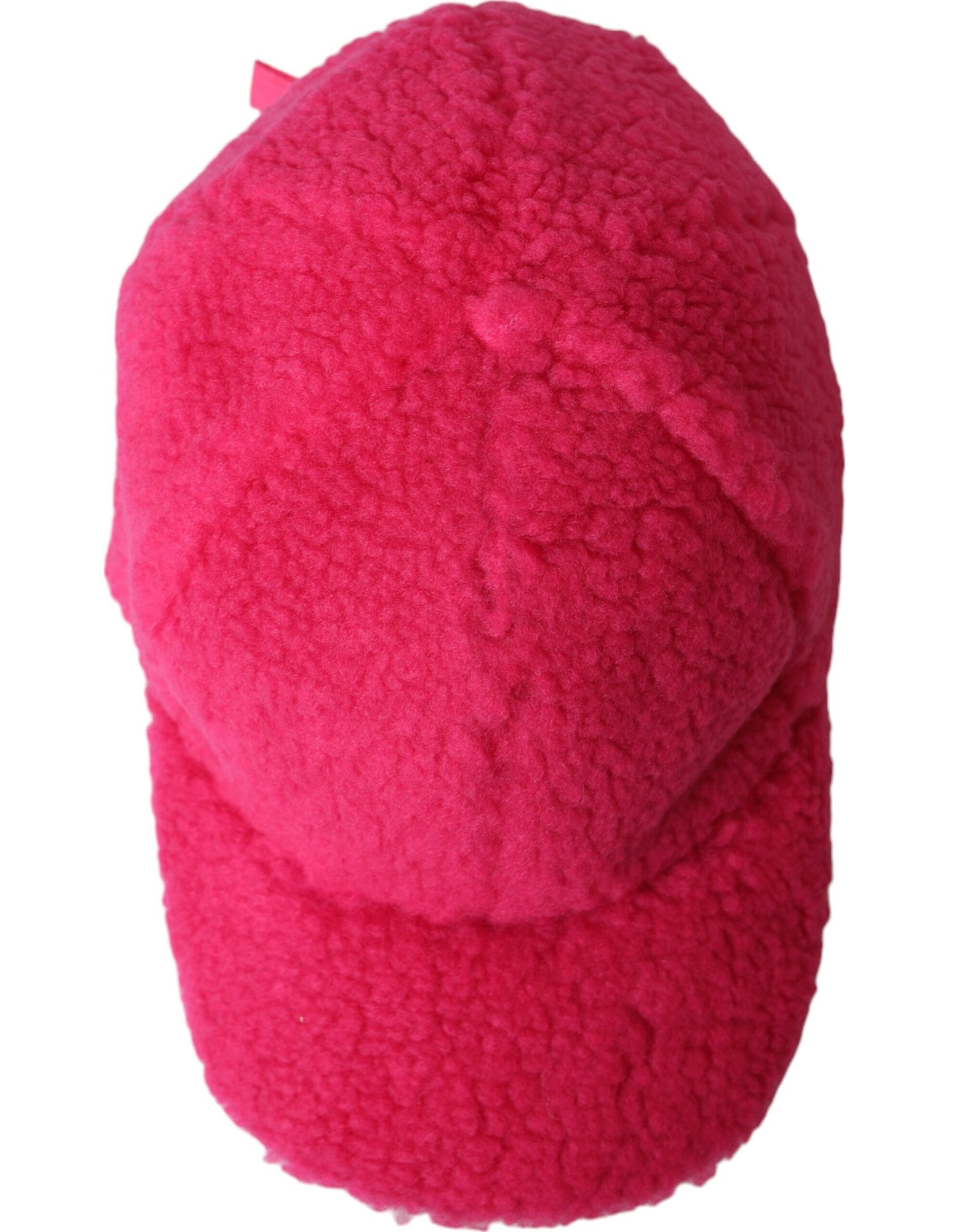 Cappello da baseball in pile rosa da uomo