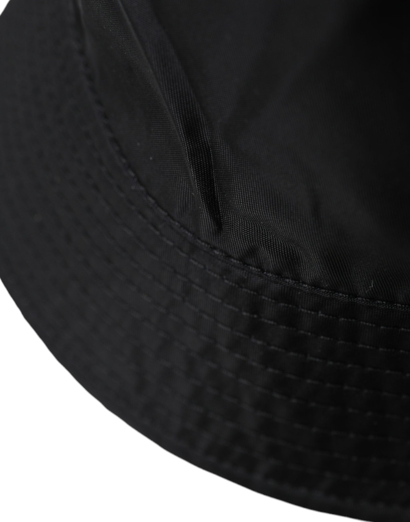 Cappello da pescatore con tesa larga nero da uomo