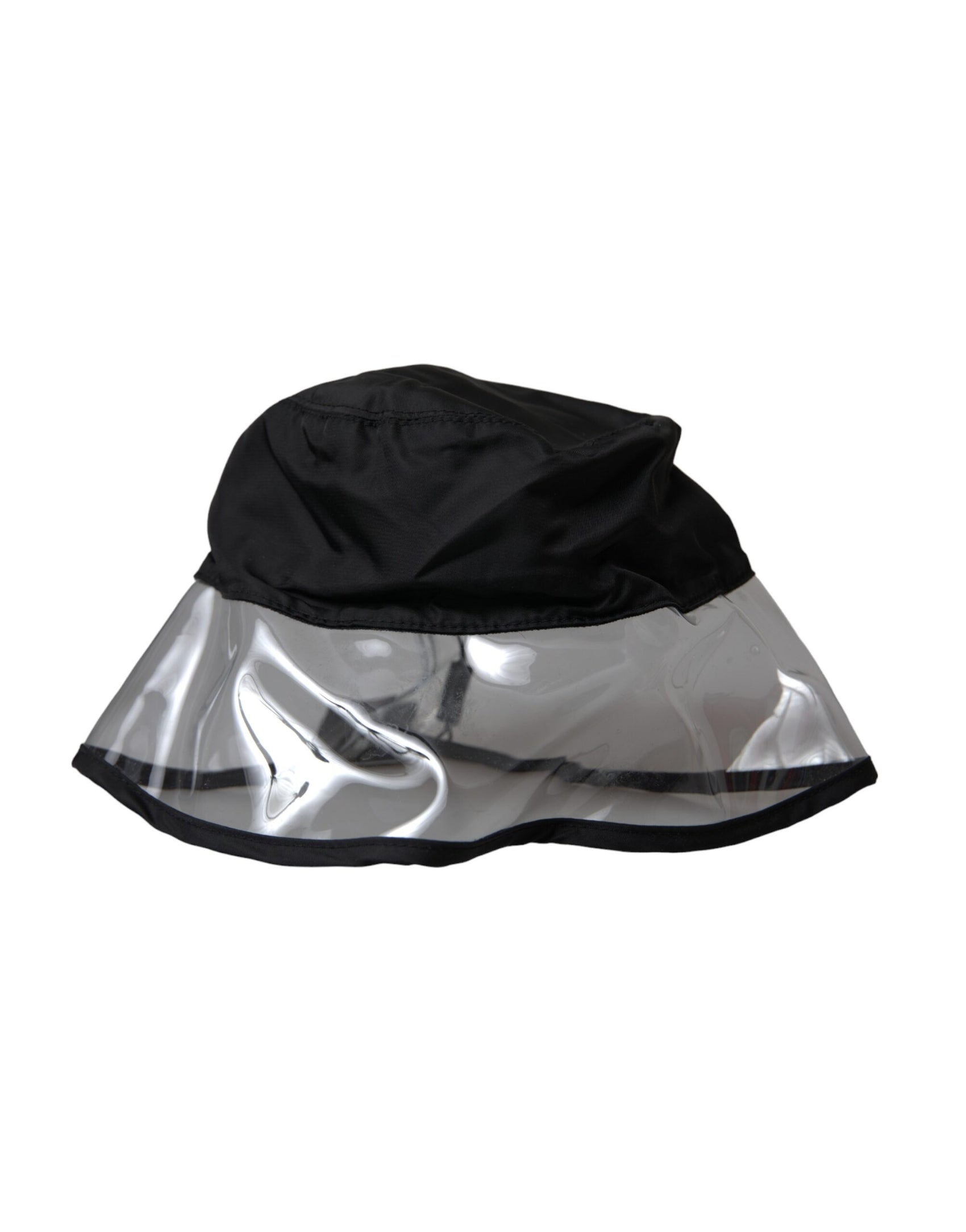 Cappello da pescatore in plastica poliestere nero da uomo