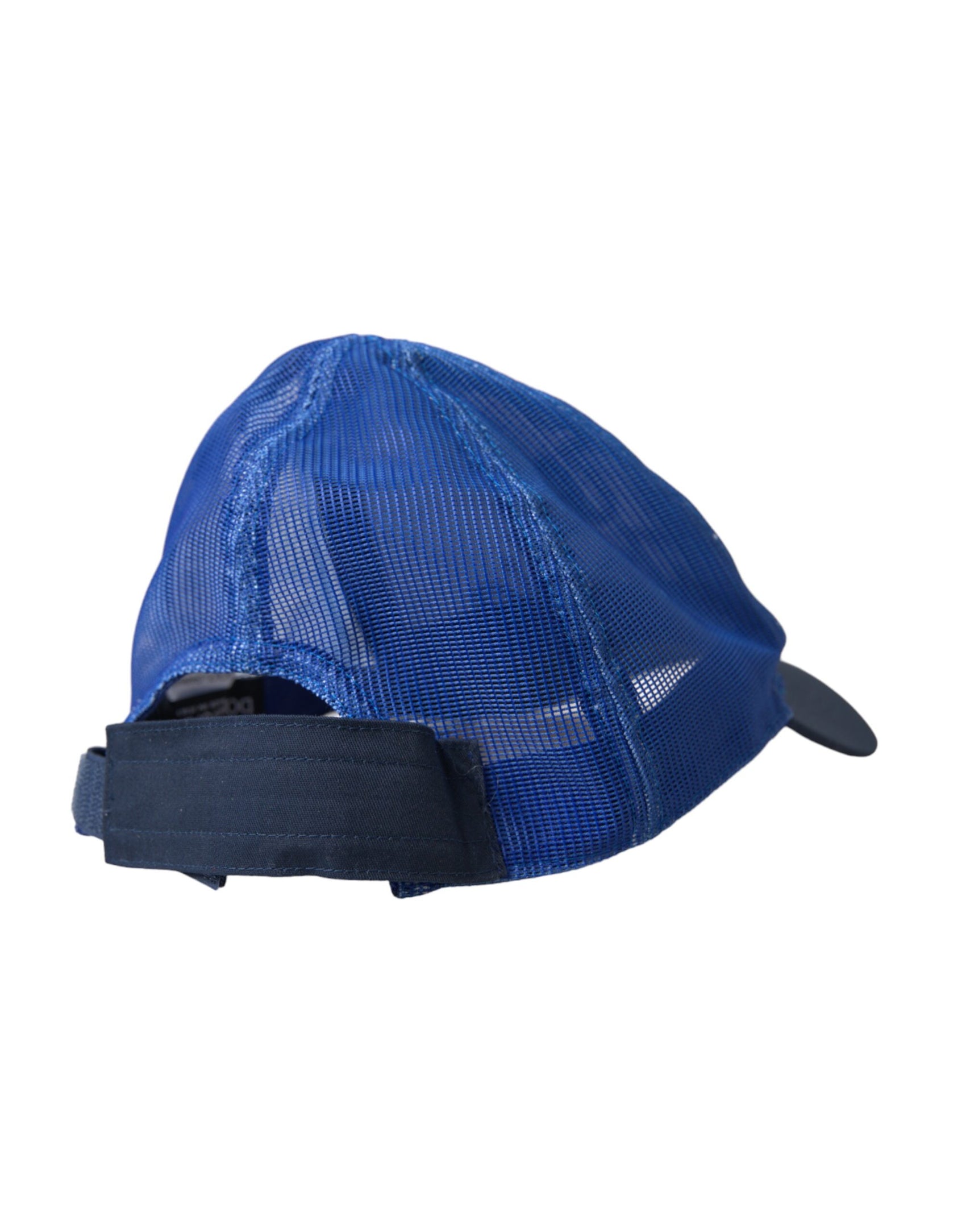 Blau-weiß-schwarze Italia Mesh-Baseballmütze
