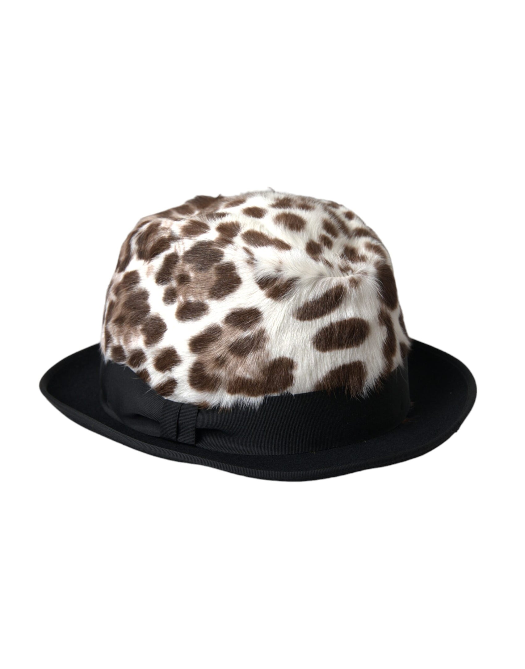 Mehrfarbiger Leoparden-Fedora-Hut für Damen