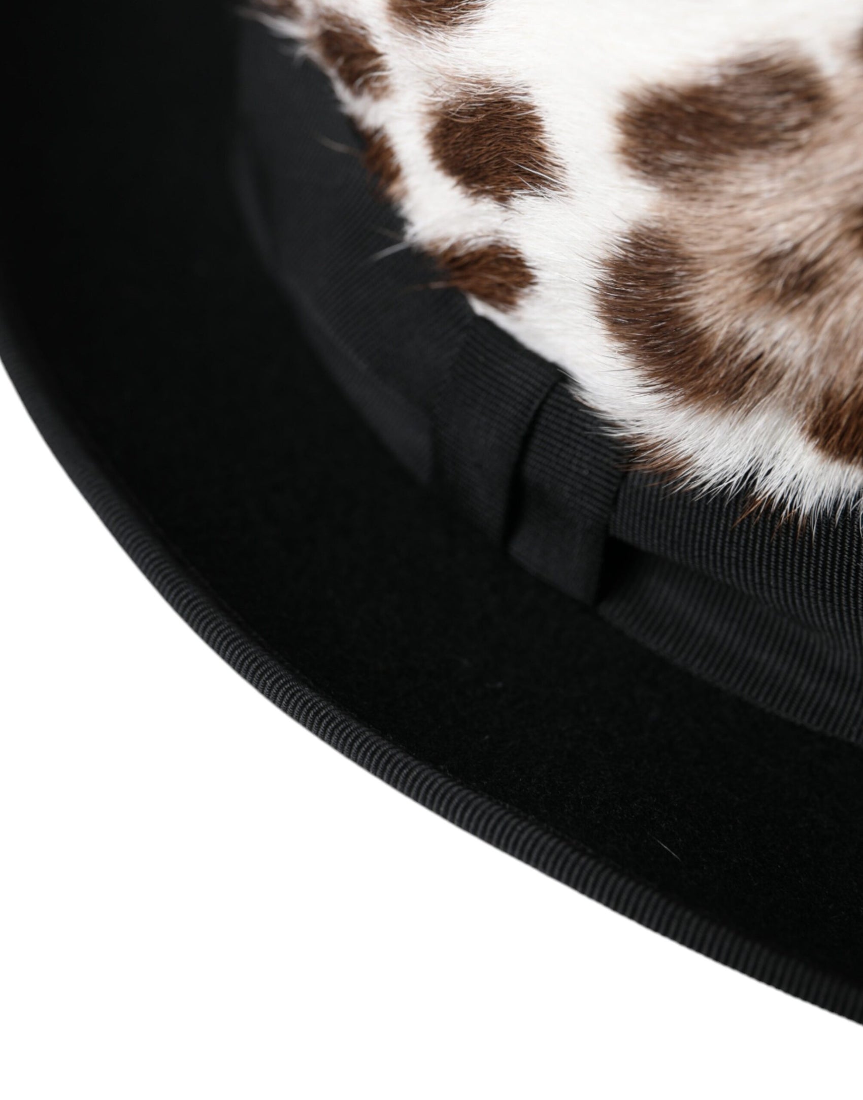 Mehrfarbiger Leoparden-Fedora-Hut für Damen