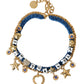 Bracciale Iam The Star in ottone dorato con catena