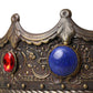 Bronze Brass Multicolor Crystal Crown Tiara Hat