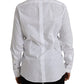 Weißes gepunktetes Baumwollkleid GOLD Shirt