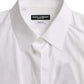 Weißes gepunktetes Baumwollkleid GOLD Shirt