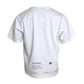 Weißes Herren-T-Shirt aus Baumwolle mit rotem Lippen-Print