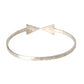 Bracciale rigido Arrow Crystal in argento 925 da donna