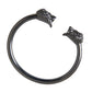 Black Rhodium Lion Bangle Bracelet Women