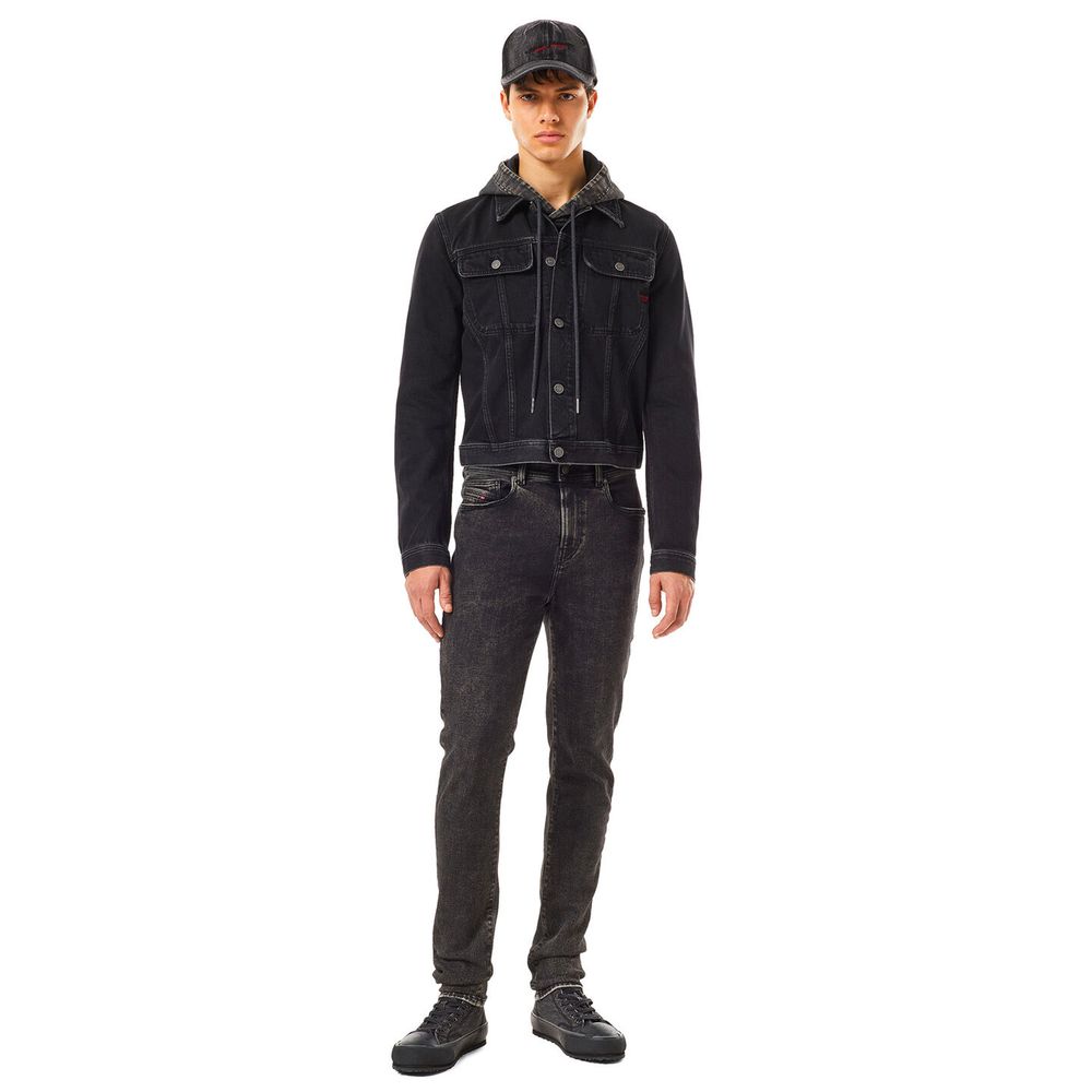 Jeans e pantaloni in cotone nero