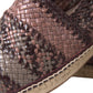 Scarpe basse Espadrillas in pelle di bufalo marrone