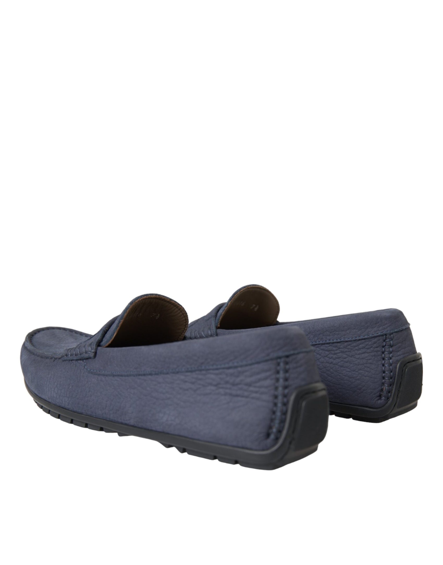Mocassino Slip On in Pelle di Vitello Blu
