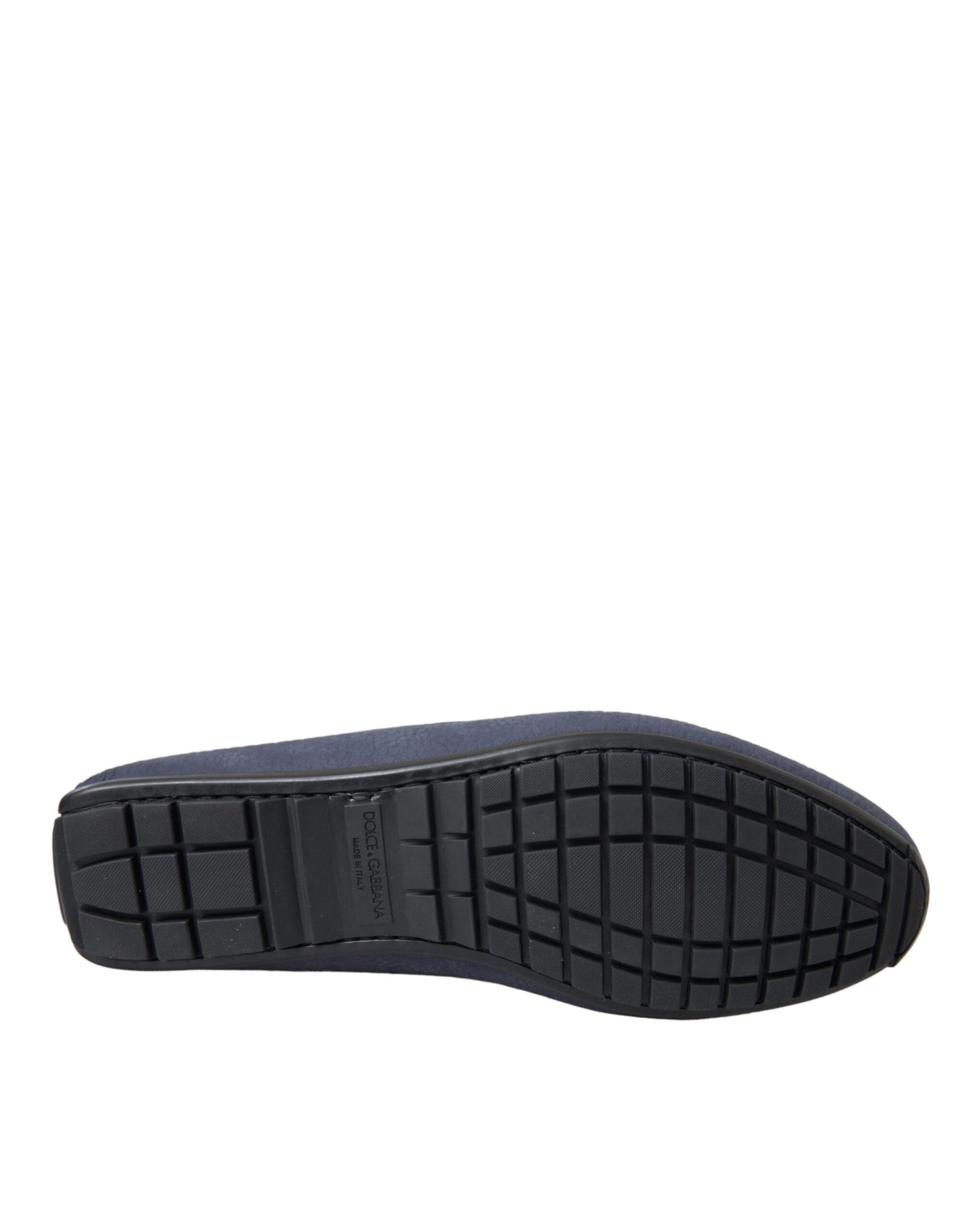 Mocassino Slip On in Pelle di Vitello Blu