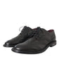 Black Leather Oxford Wingtip Formal Men Shoes