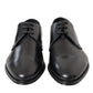 Black Leather Derby Formal Dress Men Shoes