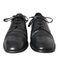 Black Leather Derby Formal Dress Men Shoes