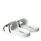 White Black Sandals Rubber Beachwear Shoes