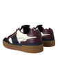 Multicolor Miami Leather Low Top Sneakers Shoes