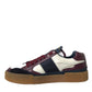 Multicolor Miami Leather Low Top Sneakers Shoes