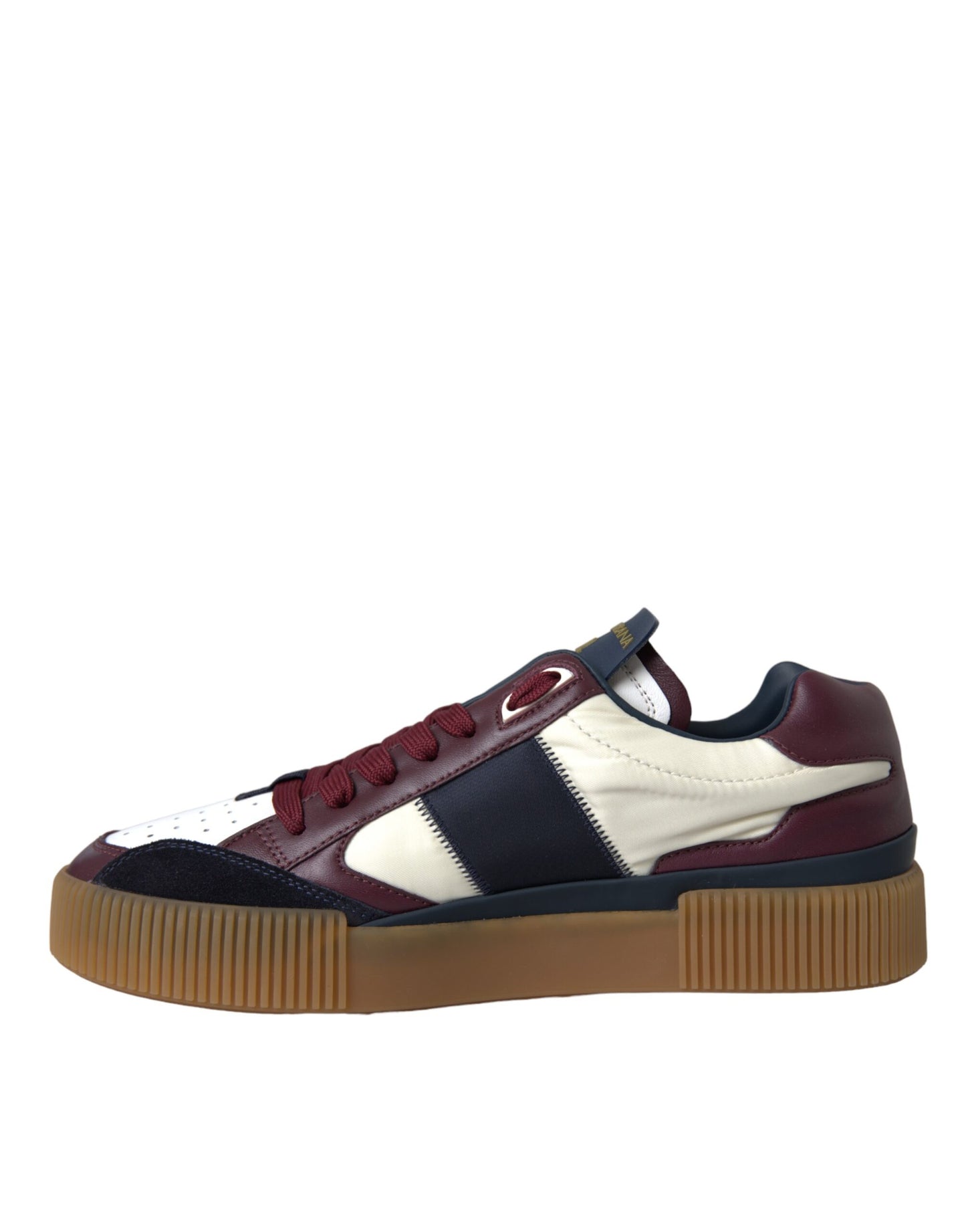 Mehrfarbige Miami Low Top Sneakers aus Leder