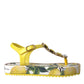 Yellow Lemon Beachwear Flats Sandals Shoes