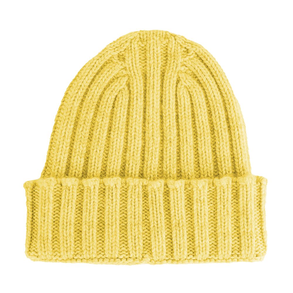 Cappelli e berretti in cashmere giallo