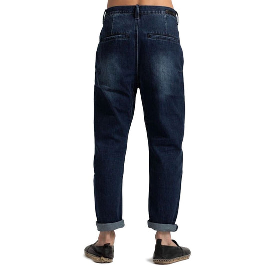 Blaue Herrenjeans aus Baumwolle