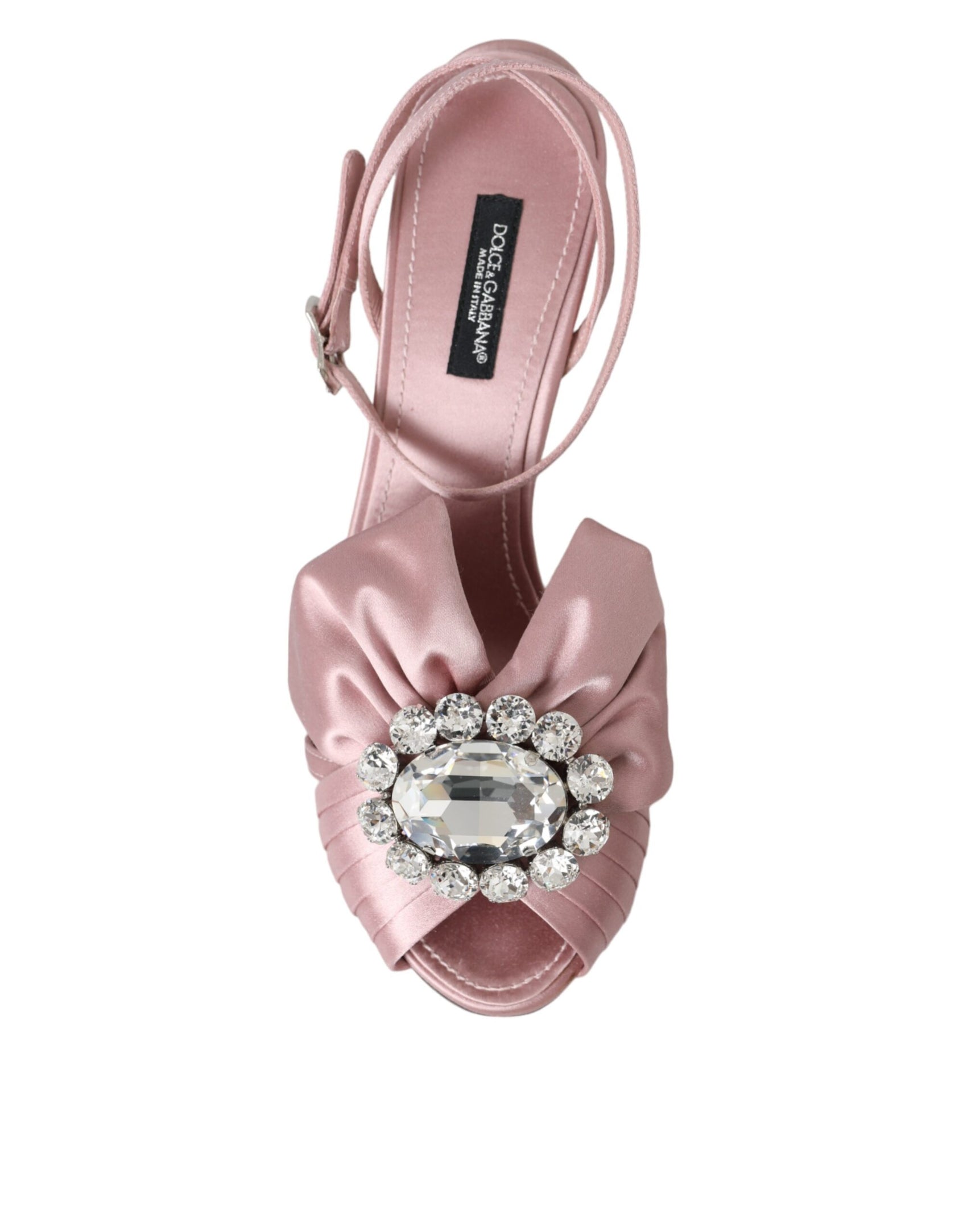 Scarpe con tacco a spillo rosa Keira Crystal