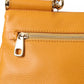 Yellow Leather Hand Shoulder Purse Satchel SICILY Bag