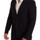 Giacca Blazer Slim Fit in Lana Nera