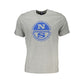 T-shirt in cotone grigio