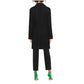 Black Wool Women Coat