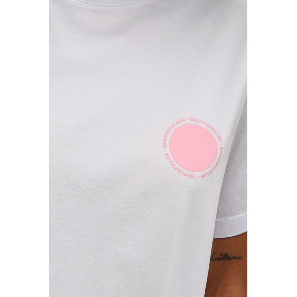 Weißes Damen-T-Shirt aus Baumwolle