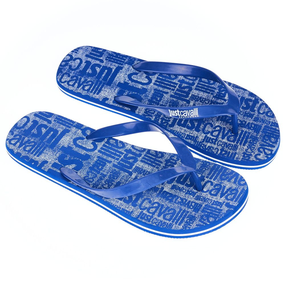 Hellblaue PVC-Sandale für Herren
