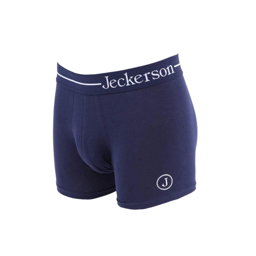 Boxer da uomo in cotone blu