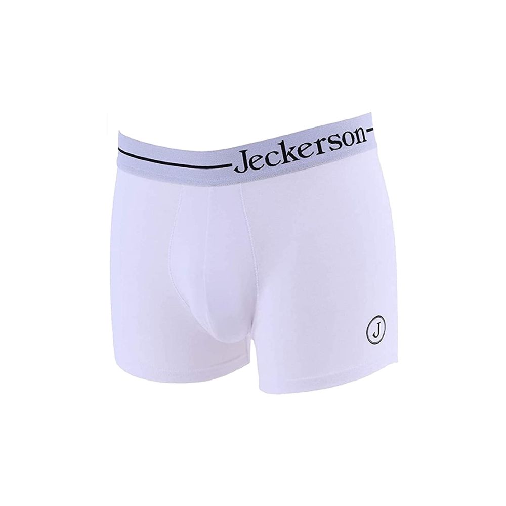 Boxer da uomo in cotone bianco