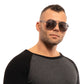 Graue Herren Sonnenbrille