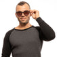 Braune Herren Sonnenbrille