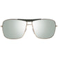 Goldene Herren Sonnenbrille