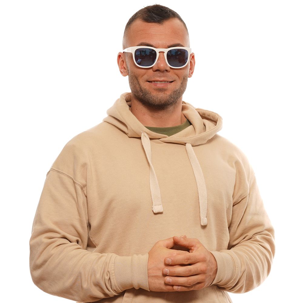 Weiße Herren Sonnenbrille