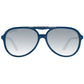 Blaue Herren Sonnenbrille