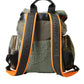 Military Green Patchwork Rucksack Backpack Bag