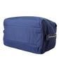 Blue Nylon Calfskin Hand Shoulder Duffel Bag