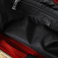 Red Nylon Calfskin Hand Shoulder Duffel Bag