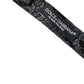 Papillon da uomo regolabile in jacquard di seta nera