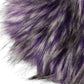 Purple Faux Fur Whole Head Wrap Hat