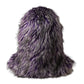 Purple Faux Fur Whole Head Wrap Hat