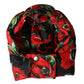 Multicolor Anemone Whole Head Wrap Hat